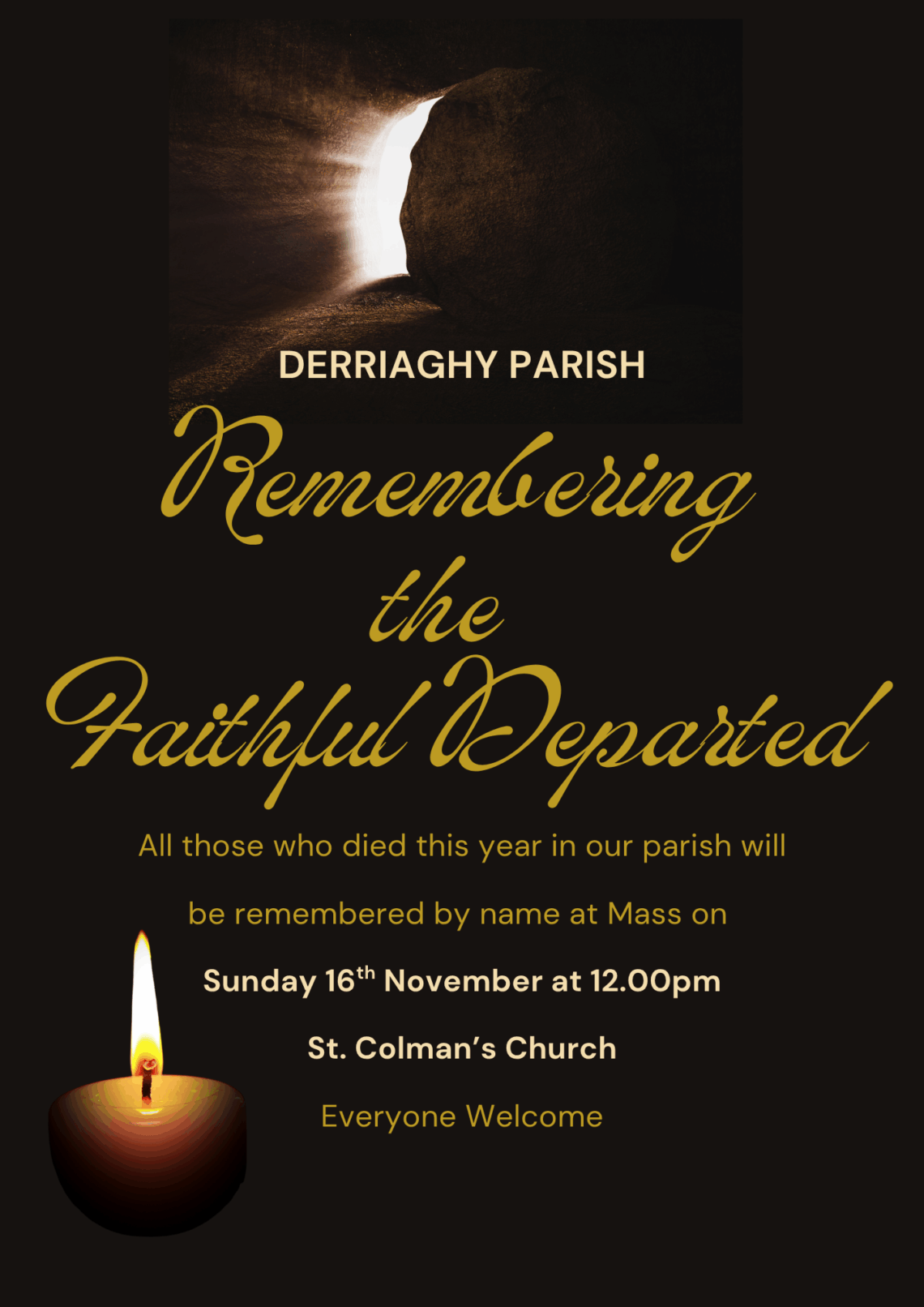 Remembering the Faithful Departed – Derriaghy Catholic Parish
